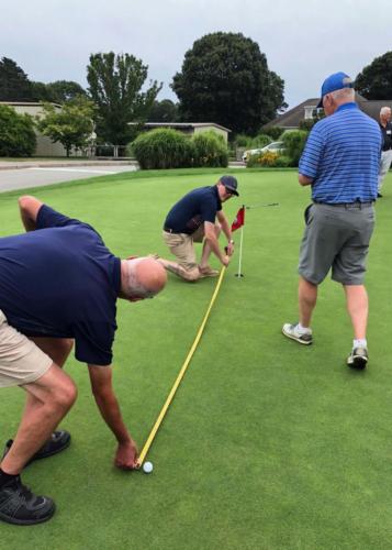 Measuring for closest to the pin winner